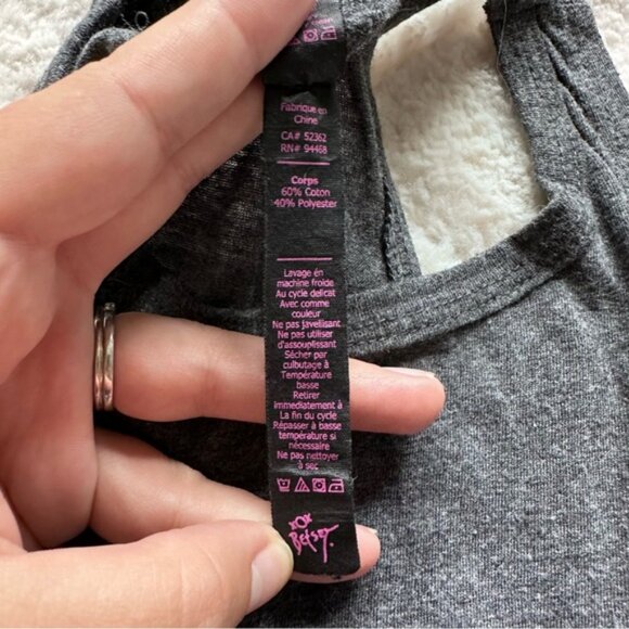 Betsey Johnson | Dream A Little Dream Racer Front Swing Tank | Size Extra Small - Picture 6 of 10